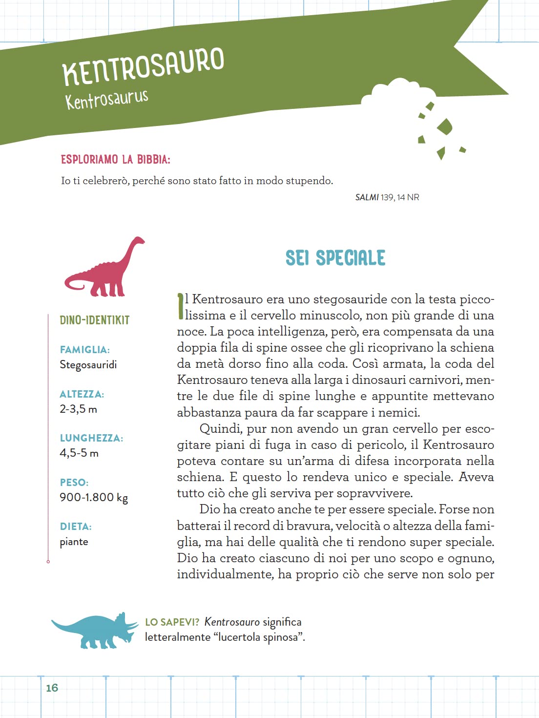 Scopriamo la Bibbia con i nostri amici dinosauri